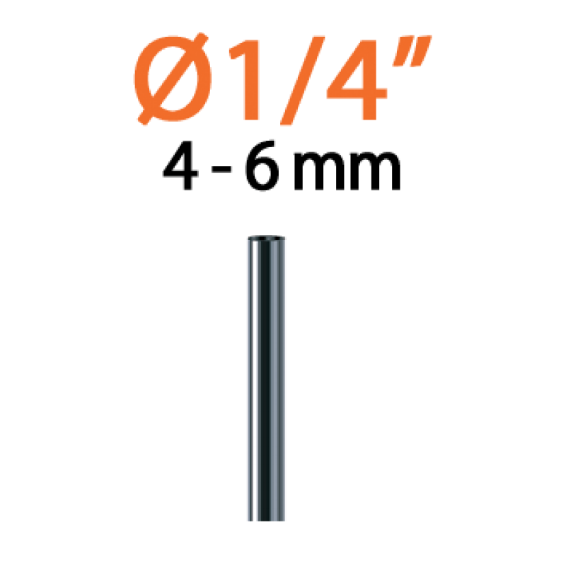 Ниппель 6мм для капельной трубки 1/4" 10шт.