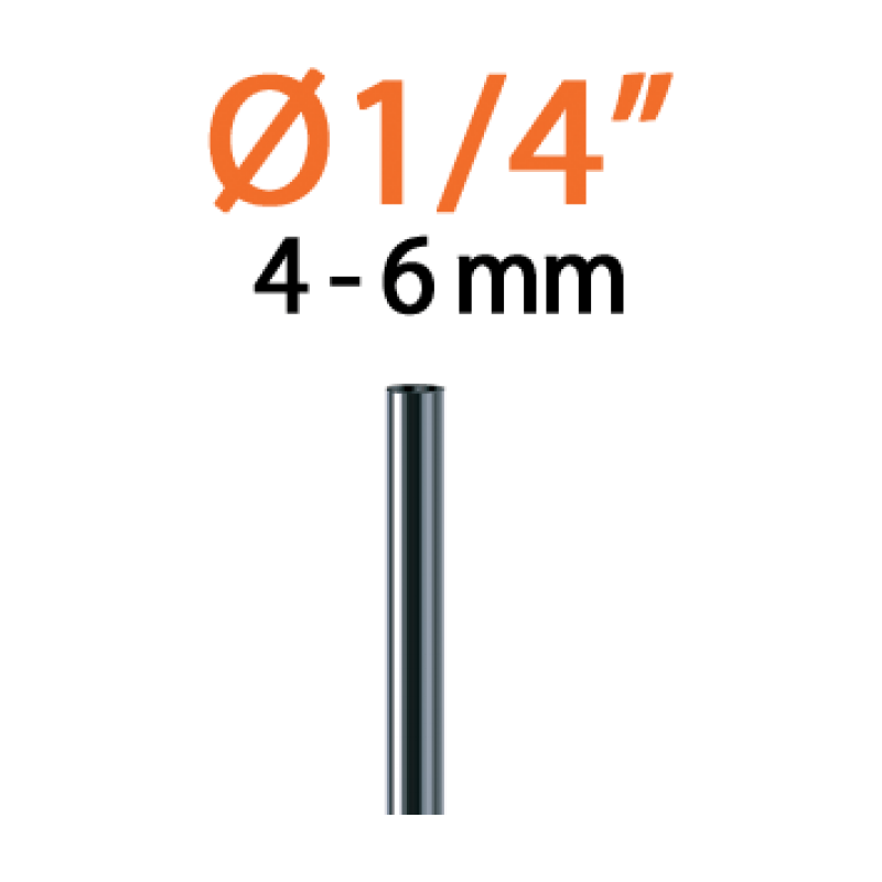Заглушка 6мм для капельной трубки 1/4" (10шт)