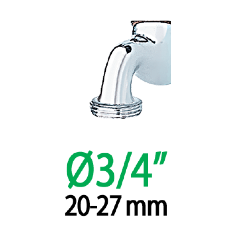 Штуцер 1/2"-3/4"В*16/6мм для капельной трубки 1/4"-1/2"