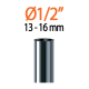 Штуцер 1/2"-3/4"В*16/6мм для капельной трубки 1/4"-1/2"
