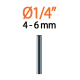 Штуцер 1/2"-3/4"В*16/6мм для капельной трубки 1/4"-1/2"