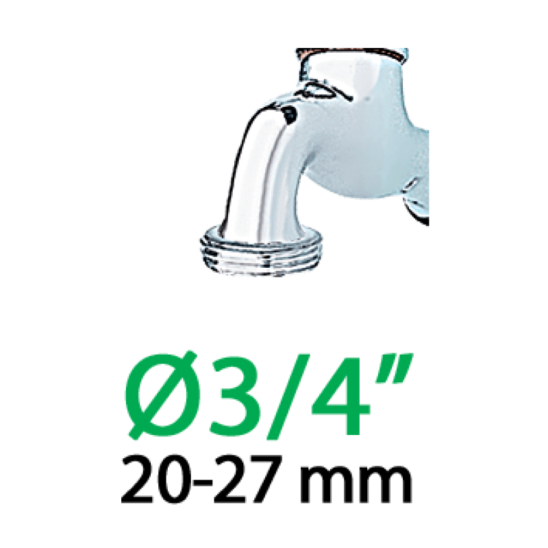 Штуцер 1/2"-3/4"В*16мм для капельной трубки 1/2"