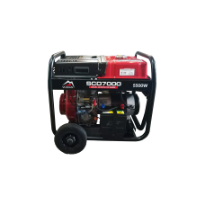 Генераторная установка VULKAN SCD7000 дизель 3ф 5,0кВт эл.старт, бак18л, колеса