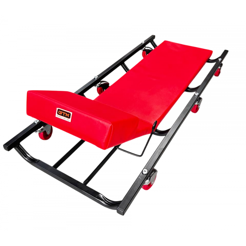 Лежак автослесаря ​​подкатный с откидным подголовником GTM