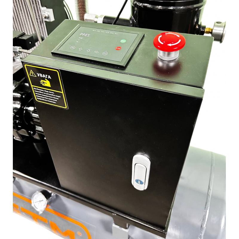 Компресор гвинтовий рес-100л 350л/хв 3кВт 8бар GTM 220В