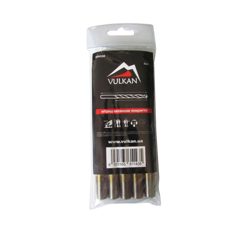 Сверло 11,5мм HSS TiN VULKAN