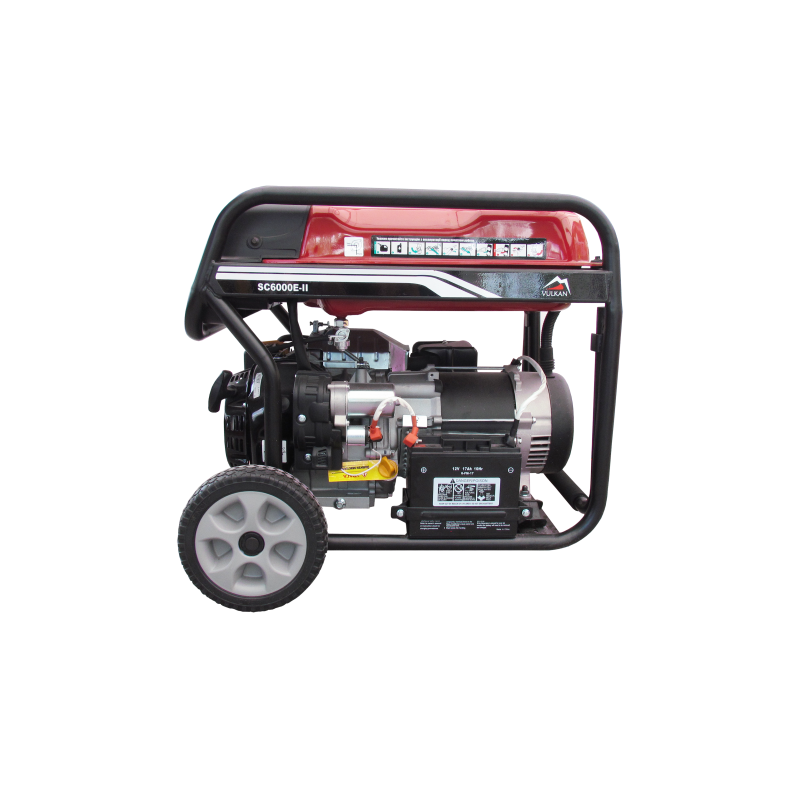 Генераторная установка VULKAN SC6000E-II 1ф 5,0кВт, эл.старт, бак-25л, колеса
