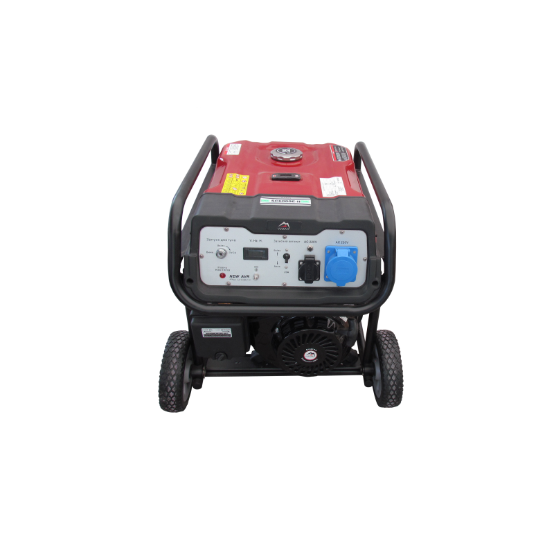 Генераторная установка VULKAN SC6000E-II 1ф 5,0кВт, эл.старт, бак-25л, колеса