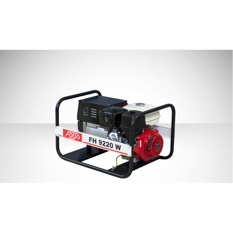 Апарат дугового зварювання з генераторною установкою FH9220W 3ф-7,8кВА/1ф-4,0кВт, звар.стр-220А, двиг.Honda-GX390, бак 6,2л