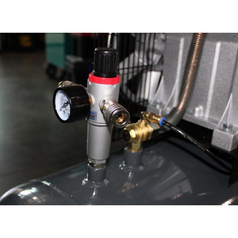 Компресор GTM рес-100л 400/300л/хв 2,2кВт 10бар 220В 2 циліндри