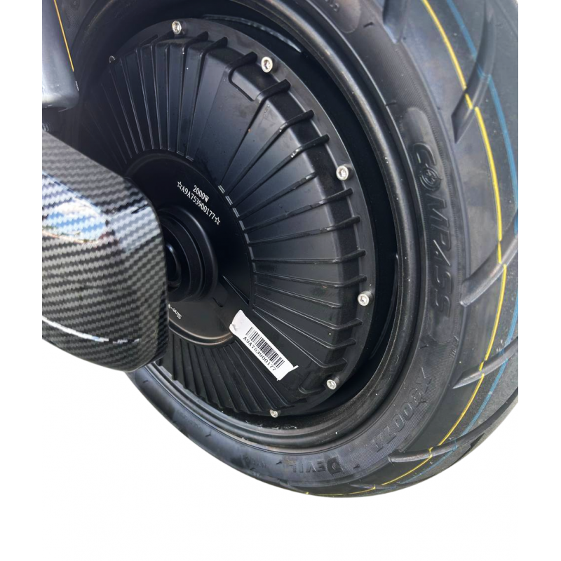 Скутер акумуляторний Flex Pro, 2000Вт, 72V, швидкість 60км/год, запас ходу 110км