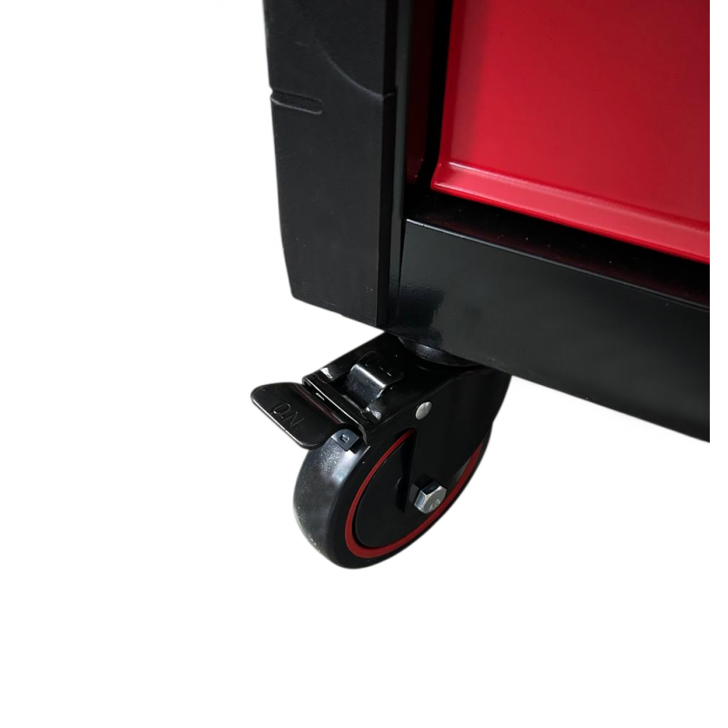 Візок інструментальний GTM (тумба) на колесах 7 відділень, центр. замок, лоток