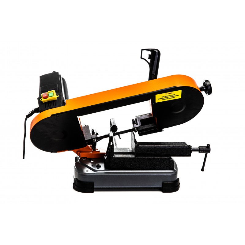 Верстат стрічкопильний GTM GFW 4013 230В 400Вт макс.різ 90/45градус d125/80мм швид.полотна 38-80м/хв