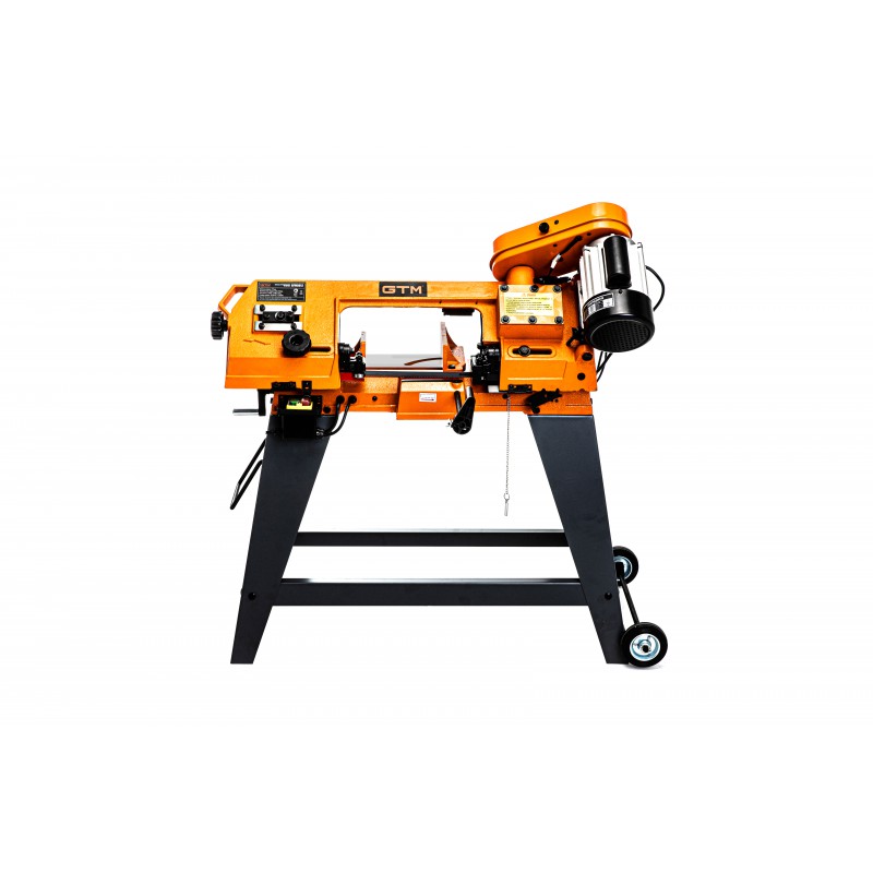 Верстат стрічкопильний GTM GFW 5012 220В 550Вт макс.різ 90/45градус d115/70мм швид.полотна 21-30-44м/хв