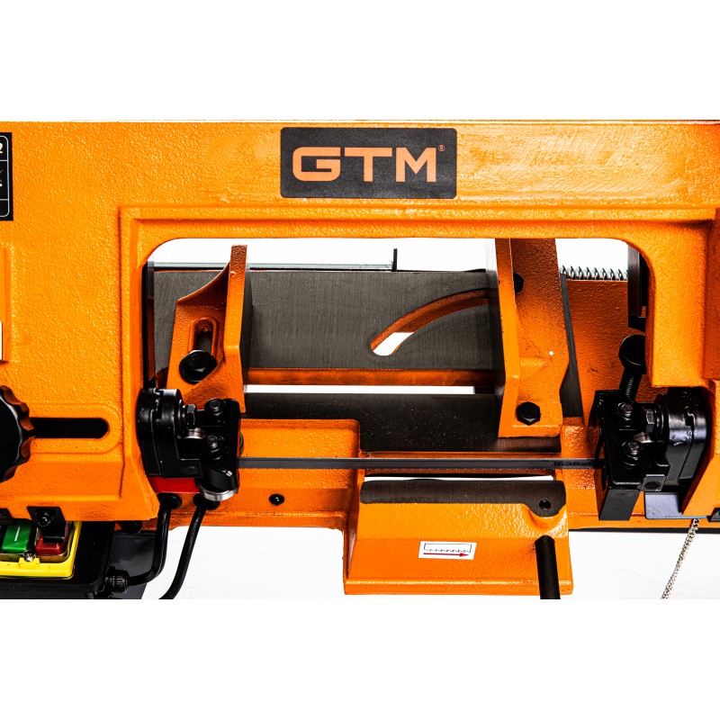 Верстат стрічкопильний GTM GFW 5012 220В 550Вт макс.різ 90/45градус d115/70мм швид.полотна 21-30-44м/хв