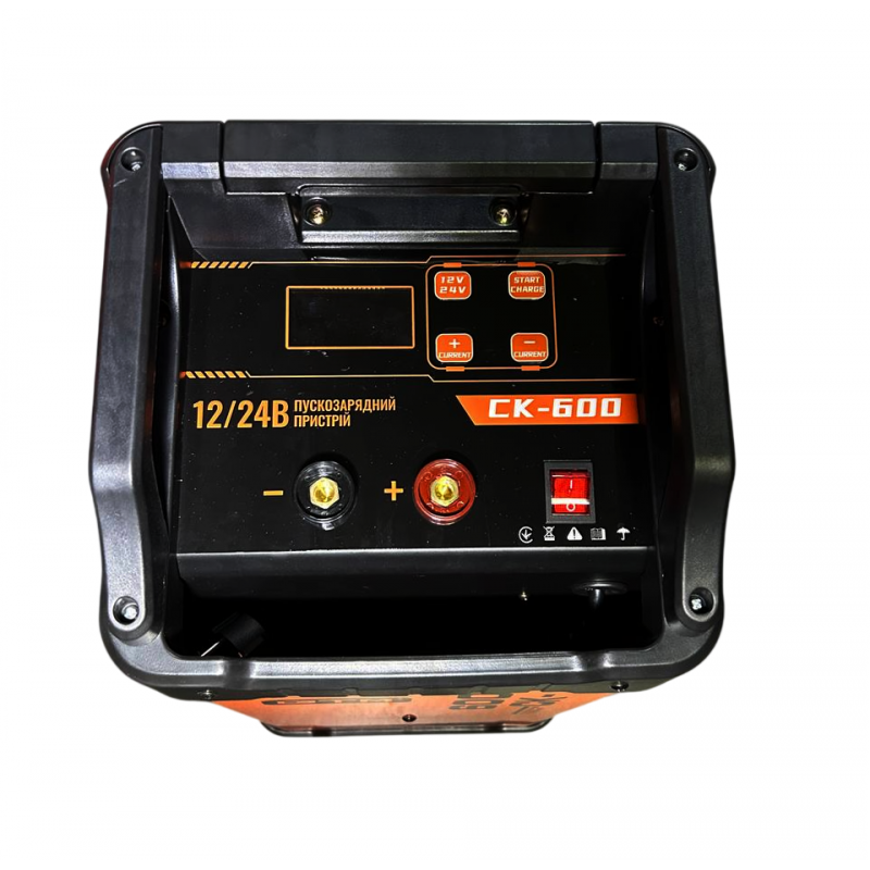 Пускозарядний пристрій інверторний GTM CK-600 12/24В 30-2000Ah, пуск.струм-400A