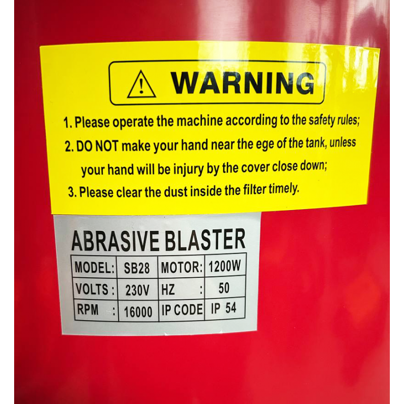 Піскоструйна установка GTM 106л з пилососом 1,2 кВт