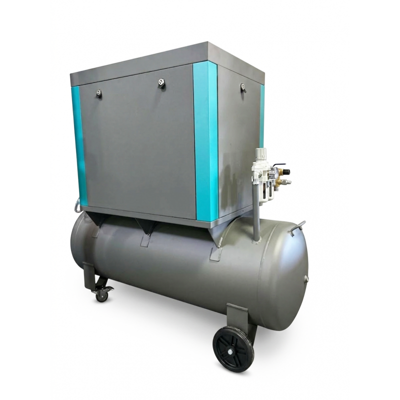 Компрессор винтовой рес-300л GTM 1000л/мин 7,5кВт 8бар 380В/инвертор/кожух