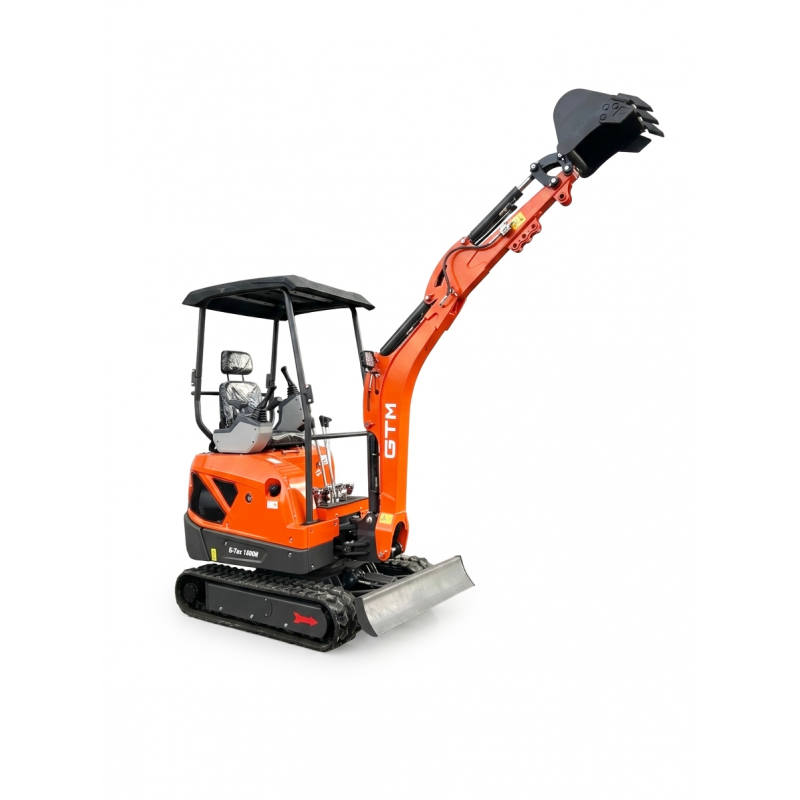 Миниэкскаватор гусеничный 1800кг/2,13м гл.копание/дизель 25л.с GTM