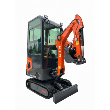 Мініекскаватор гусеничний GTM 1200кг/1,76м гл.копання/дизель 10,2к.с/кабіна