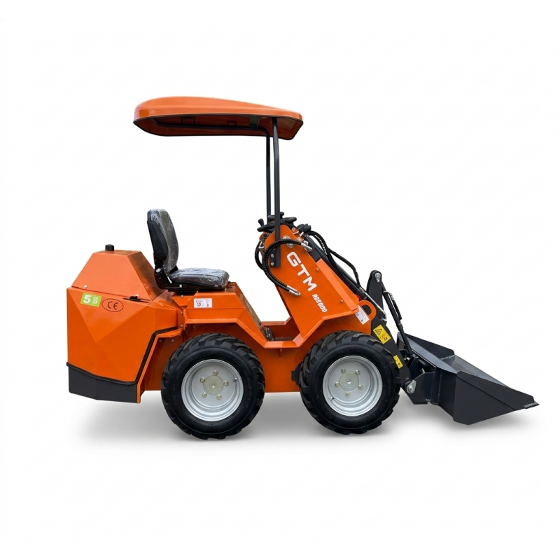 Минипогрузчик колесный 350/800кг/дизель.20л.с. GTM