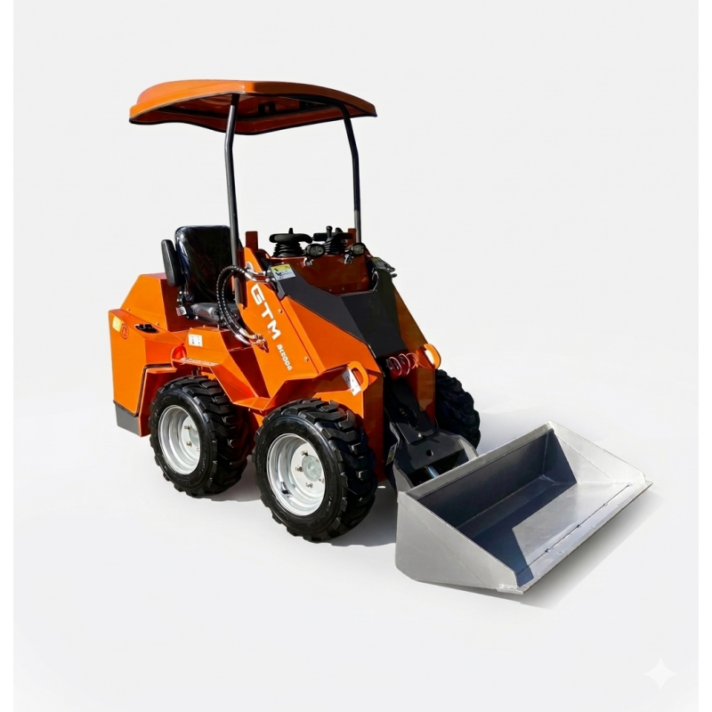 Минипогрузчик колесный 350/800кг/дизель.20л.с. GTM