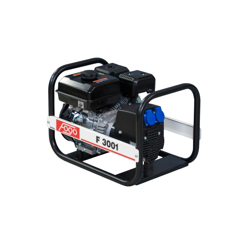 Генераторная установка F3001 1ф 2,7кВA, FOGO двигатель 212СС, бак-3,6л, руч.