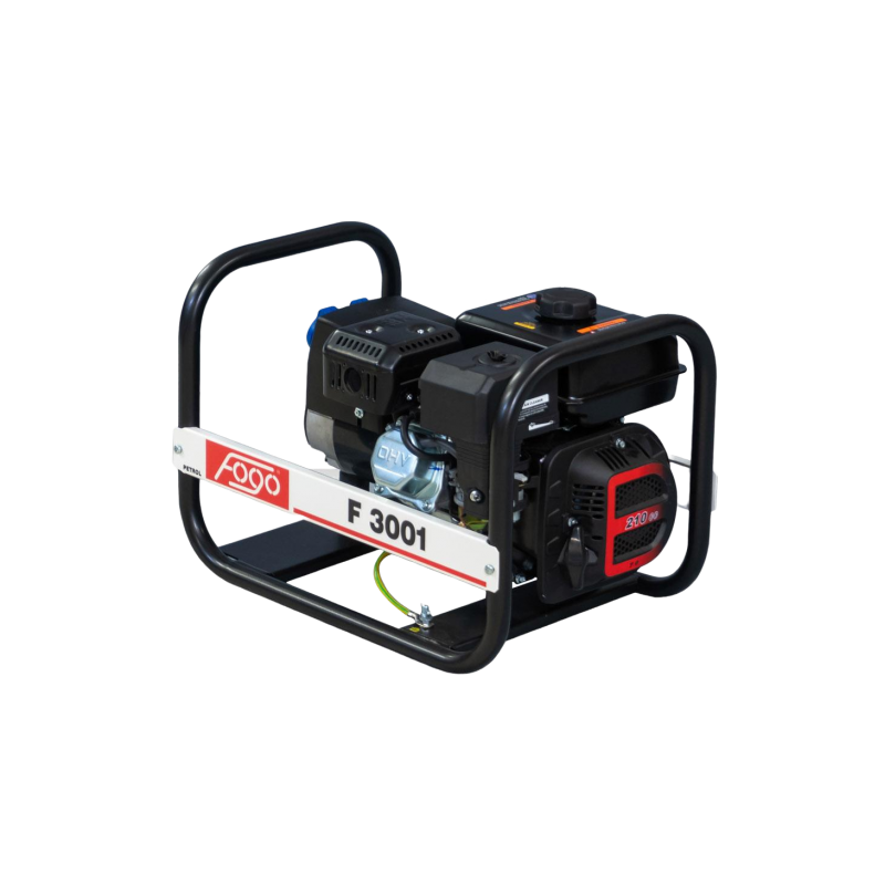 Генераторная установка F3001 1ф 2,7кВA, FOGO двигатель 212СС, бак-3,6л, руч.