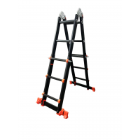 Лестница-телескоп раскладной GTM анодированный алюминий 0.87-2.9м