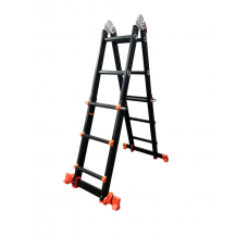 Драбина-телескоп розкладна GTM анодований алюміній 0.87-2.9м