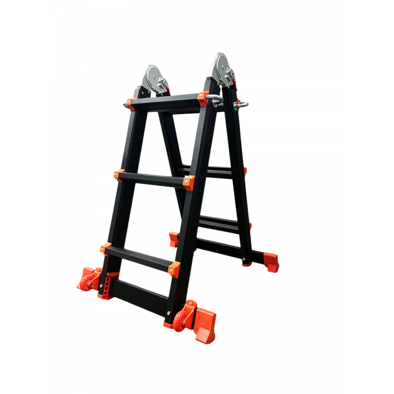 Лестница-телескоп раскладной GTM анодированный алюминий 0.87-2.9м