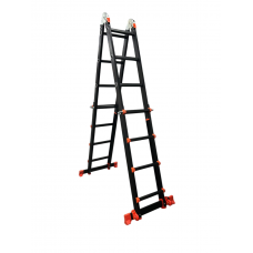 Драбина-телескоп GTM розкладна анодований алюміній 1.14-4.0м