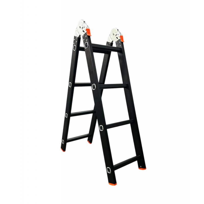 Лестница-телескоп GTM раскладной анодированный алюминий 1.14-4.0м