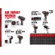 Пневмогайковерт 1/2" 1152Нм Mighty Seven 132л/мин, 9000об/мин, композ. корпус