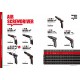 Пневмошуруповерт 1/4" 6-17 Нм 2100об/мин Mighty Seven