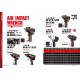 Пневмогайковерт 3/4" Mighty Seven 1627Нм, 7500об/мин