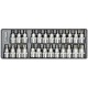 Набір головок зі вставкою Hex, Torx, Spline 1/2" 25од ложемент
