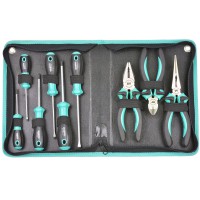 Набір інструментів 9од в чохлі (плоскогубці,бокорізи,викрутки) Whirlpower