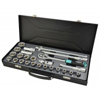 Набор головок 1/2" 25ед 8-32мм мет.кейс Whirlpower