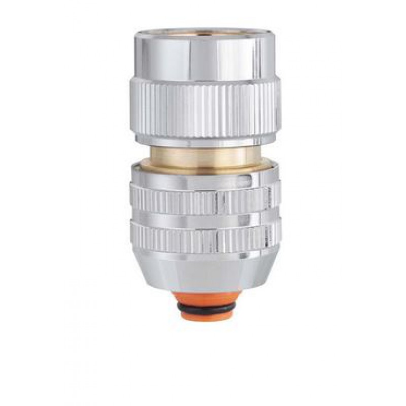 Коннектор 1/2"- 5/8" для поливочного шланга AquaStop, металл