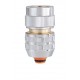Коннектор 1/2"- 5/8" для поливочного шланга AquaStop, металл