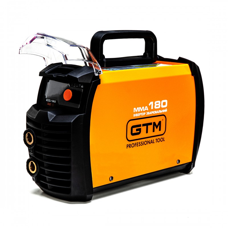 Инвертор сваривал. GTM MMA-180DS LED, 180А, 1,6-4,0мм, 220В дисплей