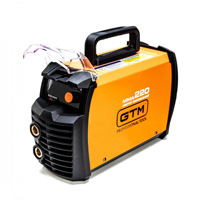 Инвертор сваривал. GTM MMA-220DS LED, 220А, 1,6-5,0мм, 220В дисплей