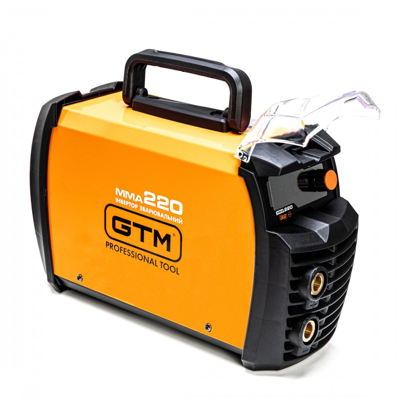Инвертор сваривал. GTM MMA-220DS LED, 220А, 1,6-5,0мм, 220В дисплей