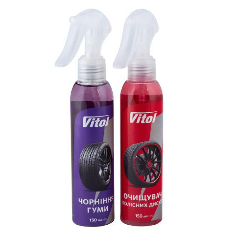 Набор по уходу за дисками и резиной VITOL