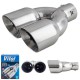 Насадка на глушник НГ-1167B X Pipe, внутр.d 64мм/довж. 241мм/2*зовн.d 89мм