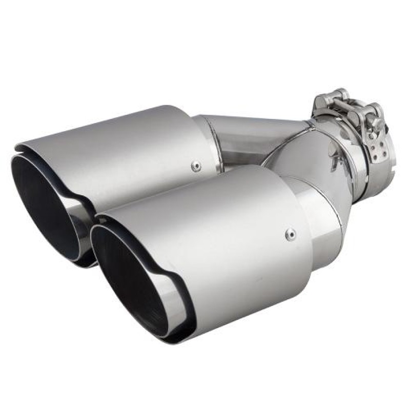 Насадка на глушник НГ-1209B matte, внутр.d 64мм/довж. 241мм/2*зовн.d 89мм