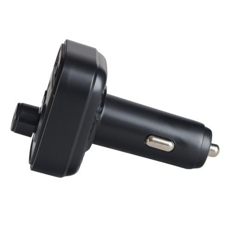 Модулятор FM, VOIN W-3318, 12-24V 2 USB 2.4A, PD 30W, BT5.0, Hands free, вольтметр