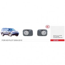 Фари дод. модель Honda Pilot/2009-11/HD-180/H11-12V55W/ел.проводка