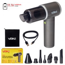 Пылесос 'VOIN' V-85CL 130W/АКБ-3x2500mAh/влажная и сухая чистка/сумка